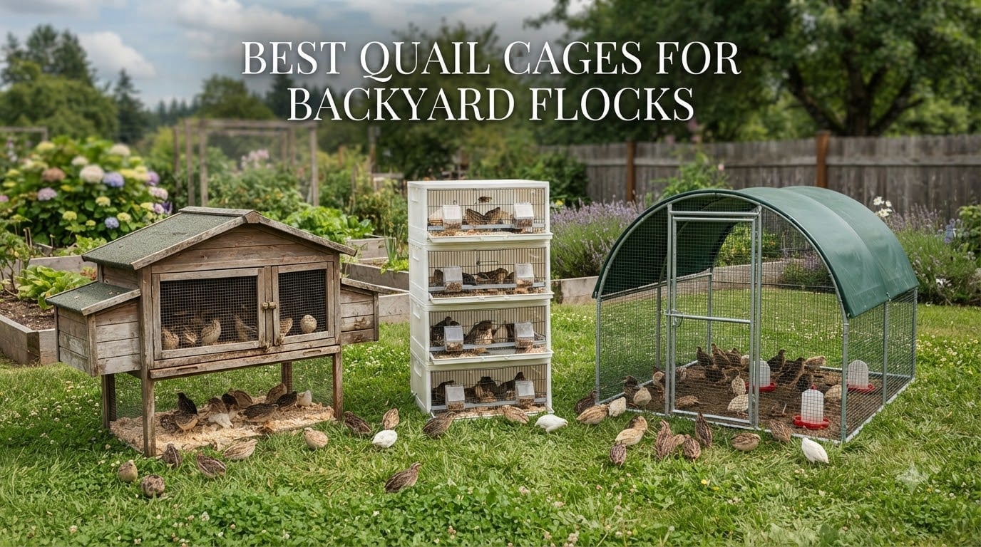best quail cages for backyard flocks