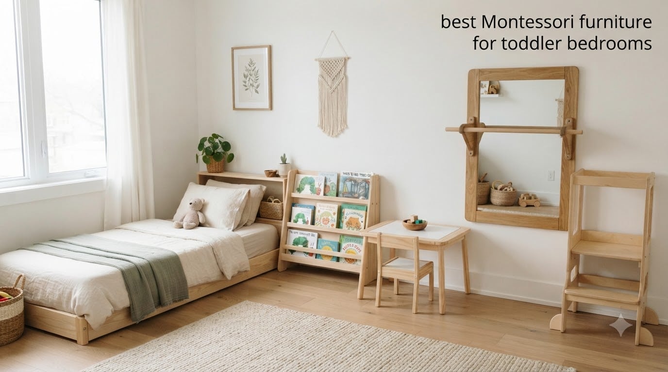 best Montessori furniture for toddler bedrooms
