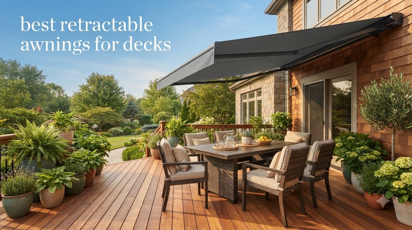 best retractable awnings for decks