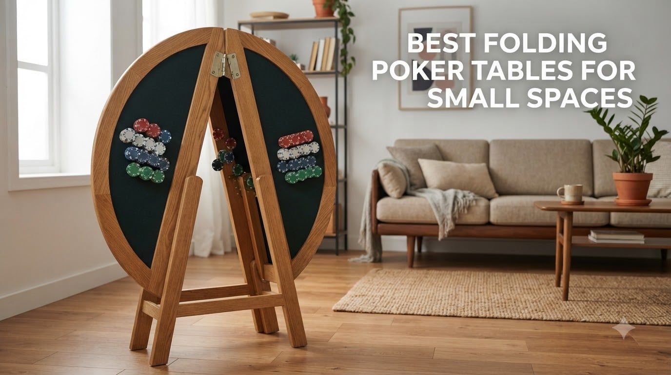best folding poker tables for small spaces