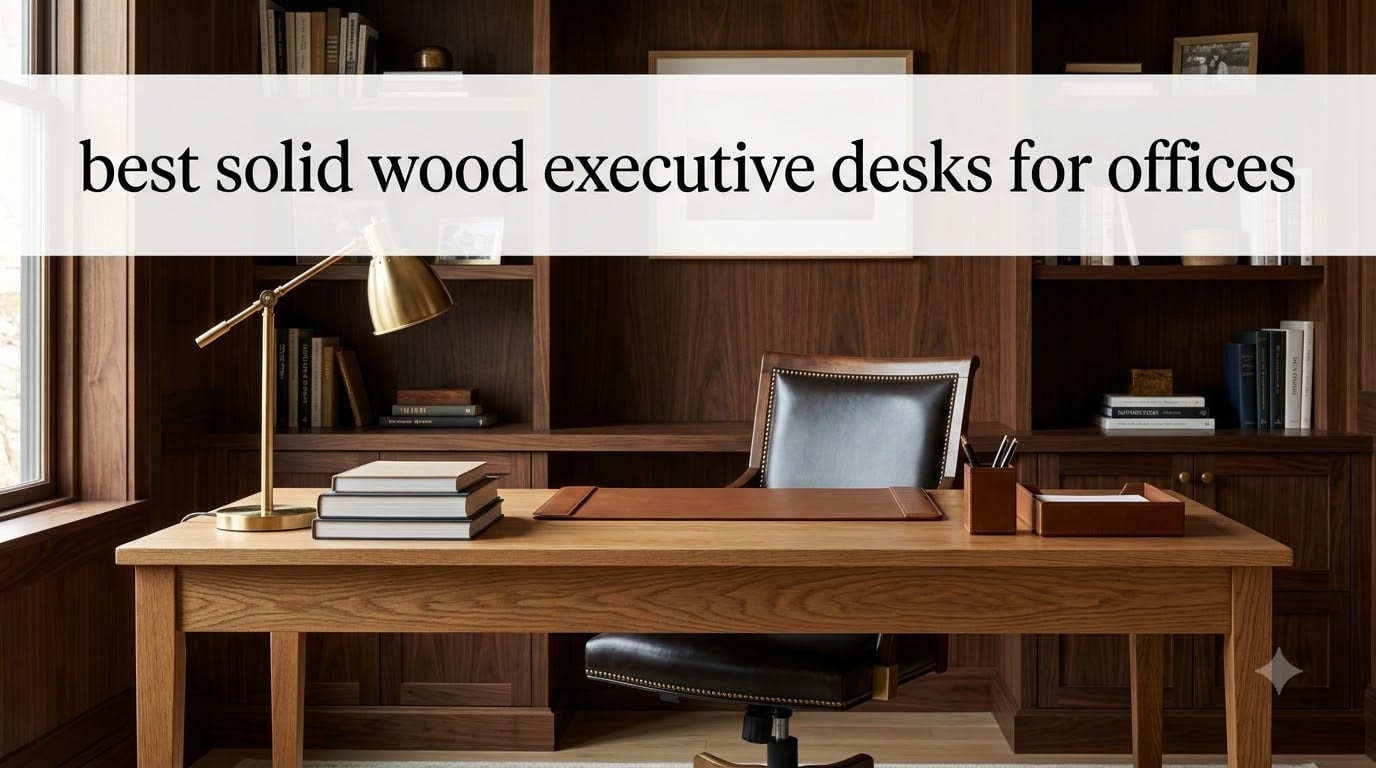 best solid wood executive desks for offices