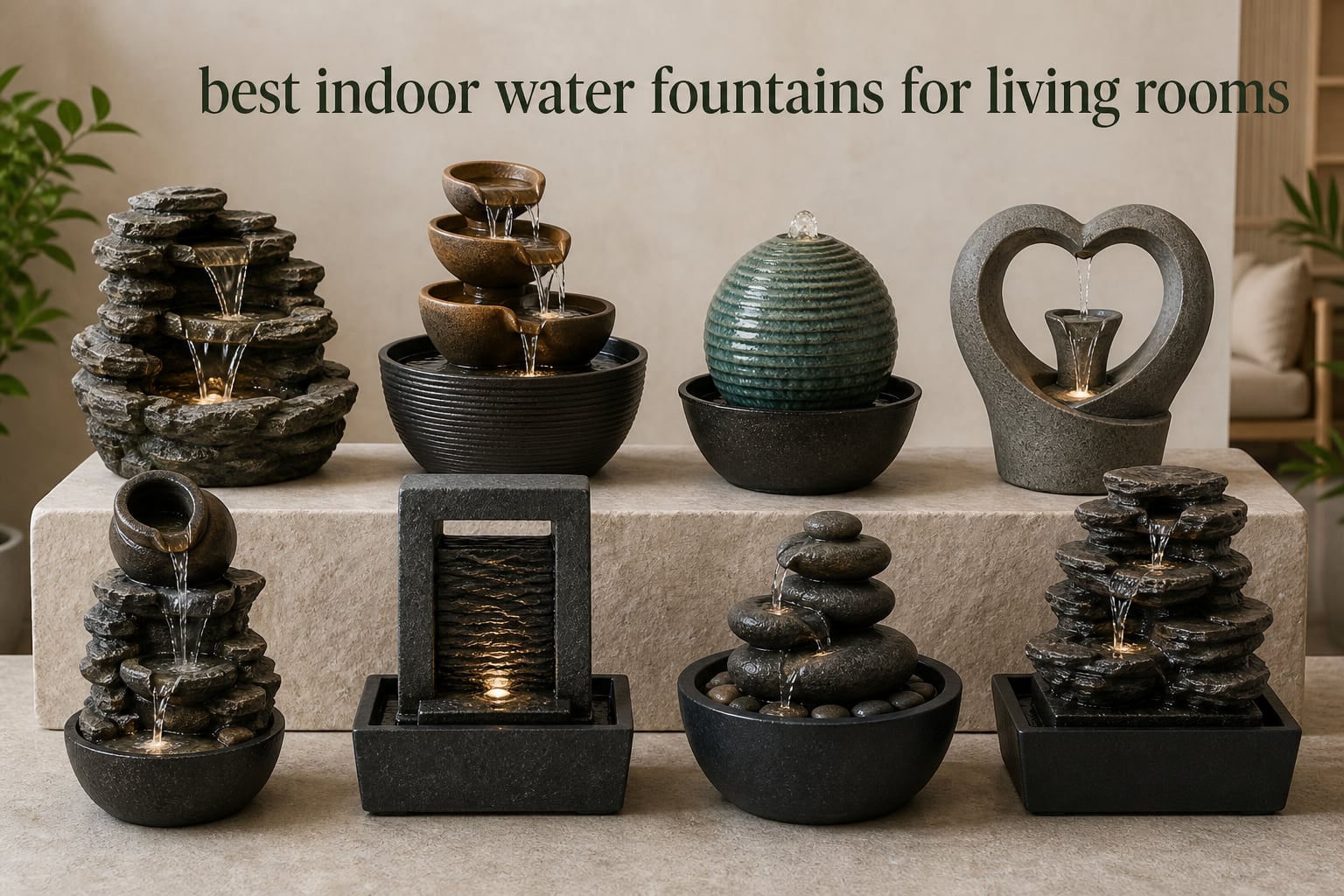 best indoor water fountains for living rooms