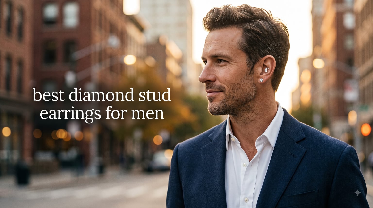 best diamond stud earrings for men