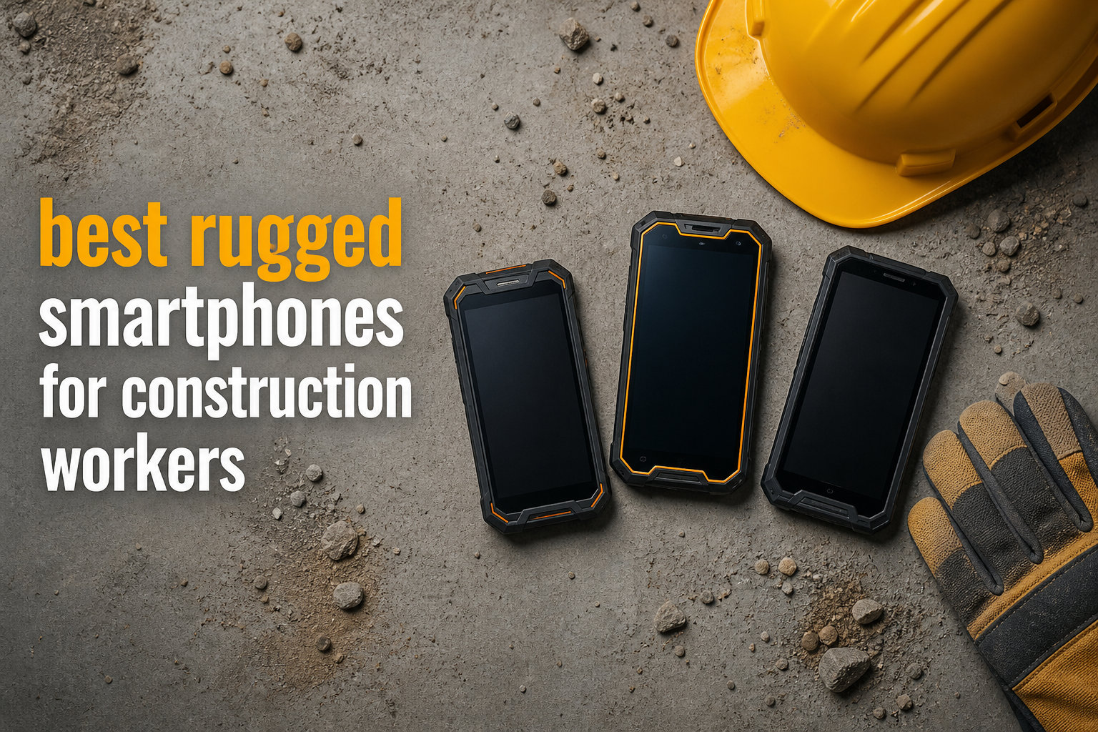 best rugged smartphones for construction workers