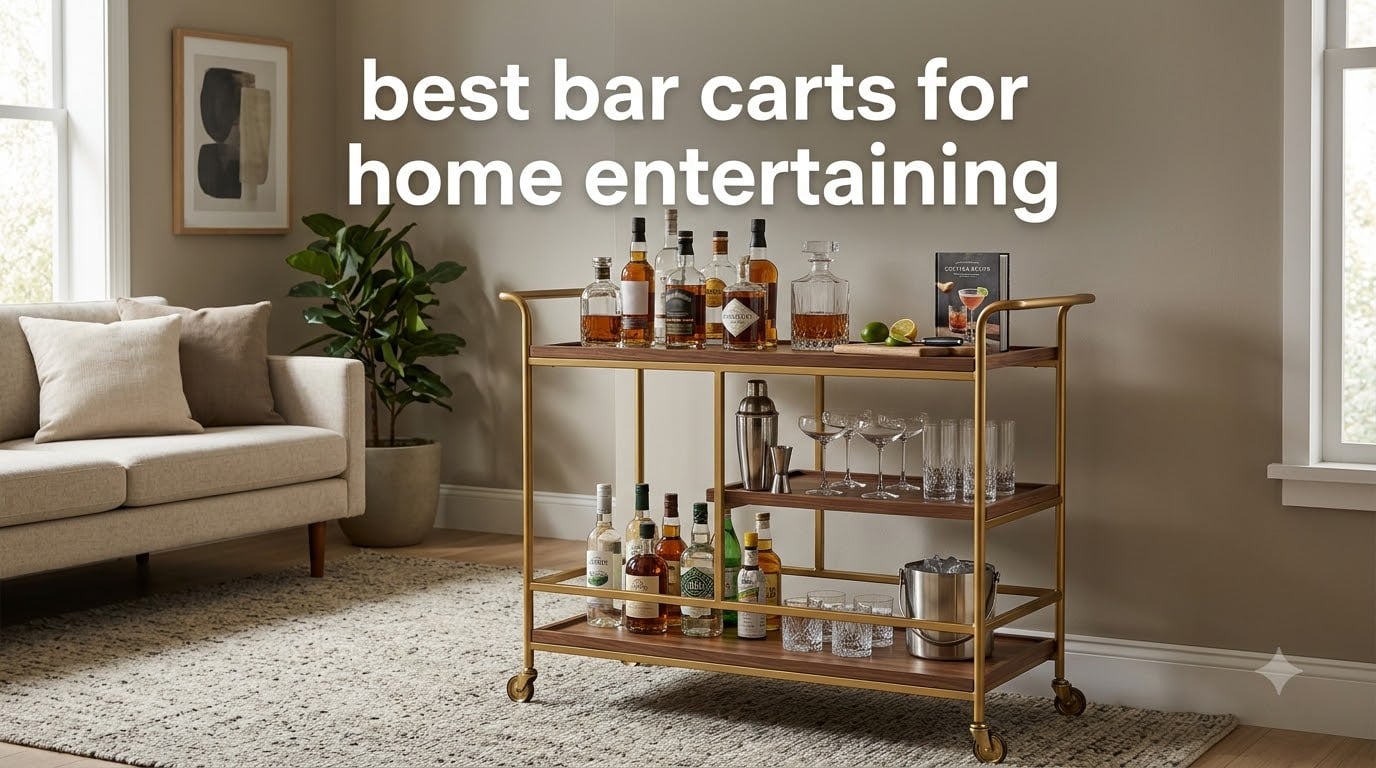 best bar carts for home entertaining