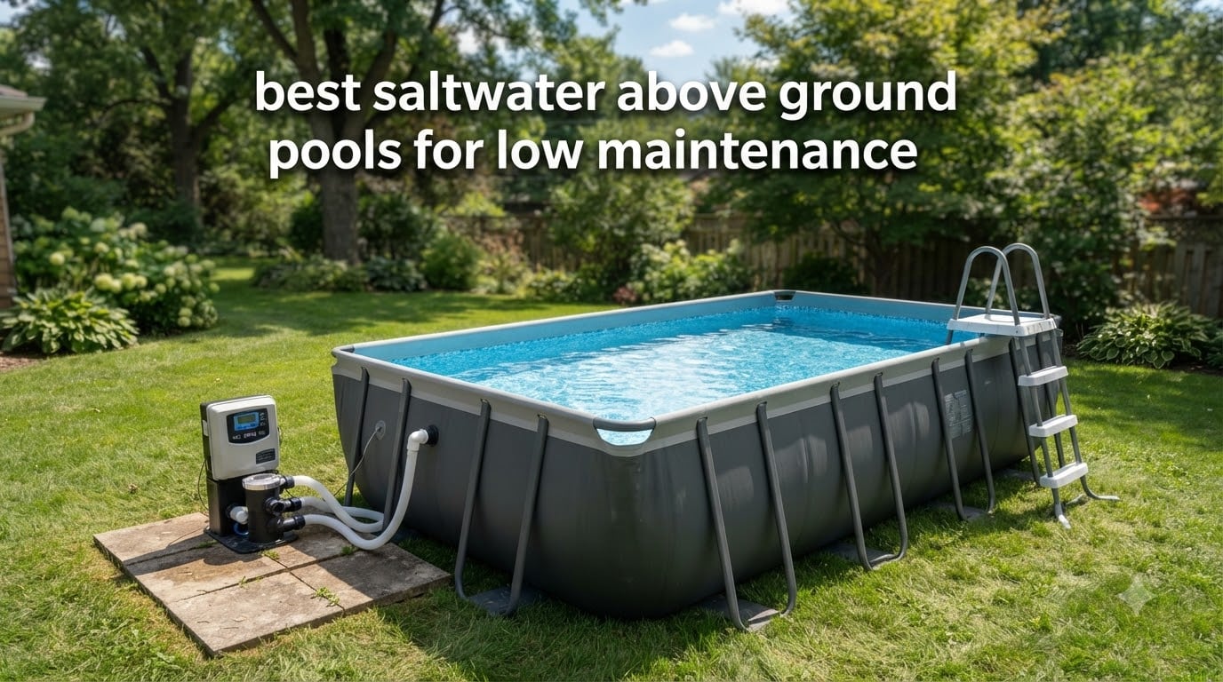 best saltwater above ground pools for low maintenance