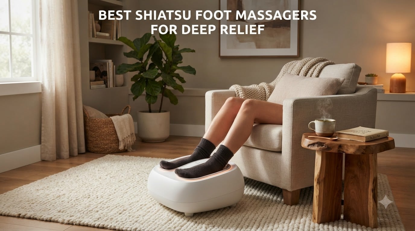 best shiatsu foot massagers for deep relief
