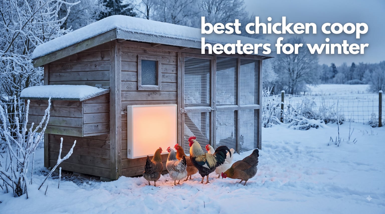 best chicken coop heaters for winter