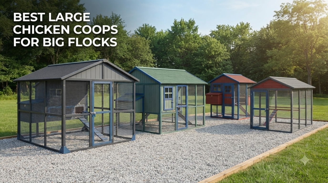 best large chicken coops for big flocks