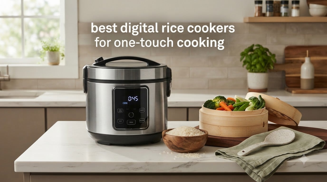 best digital rice cookers for one-touch cooking