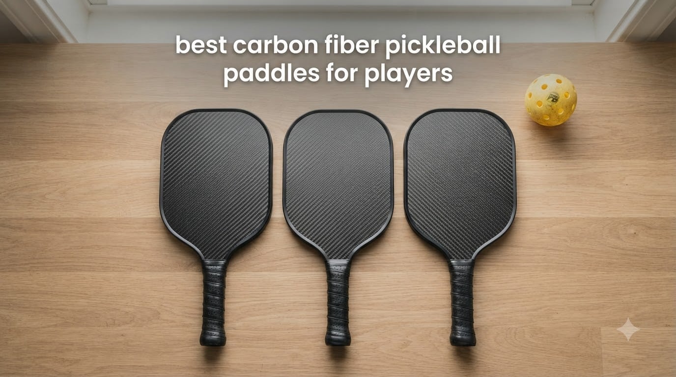 best carbon fiber pickleball paddles for players