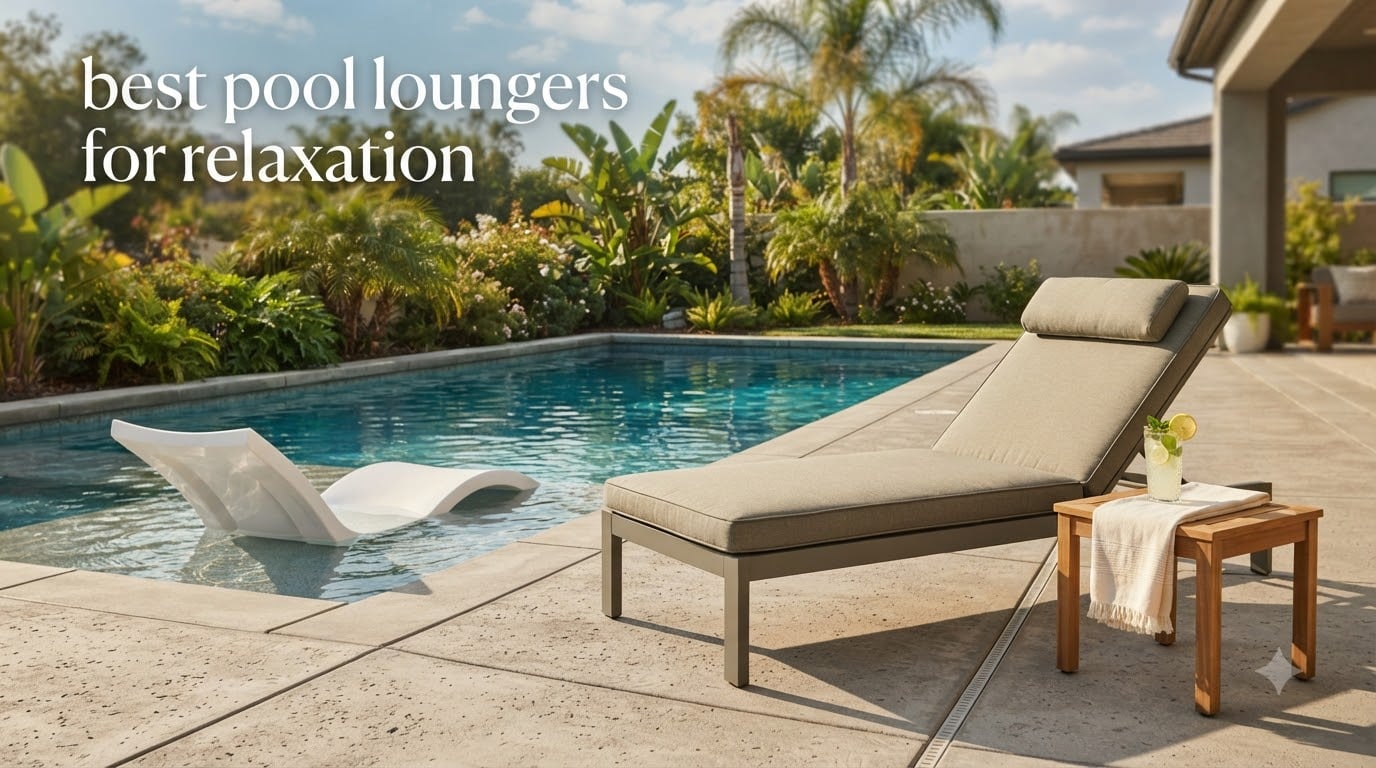 best pool loungers for relaxation