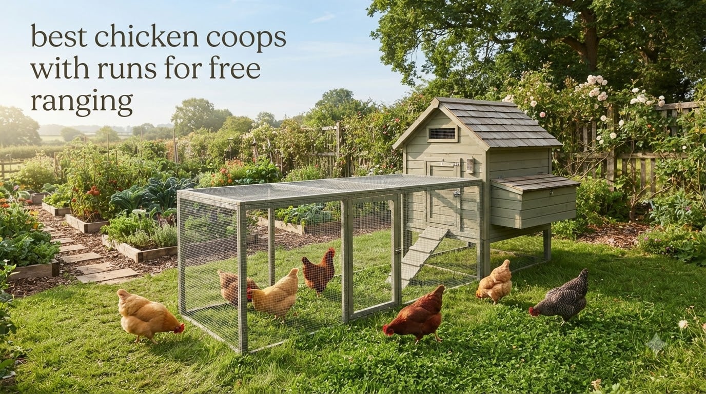 best chicken coops with runs for free ranging