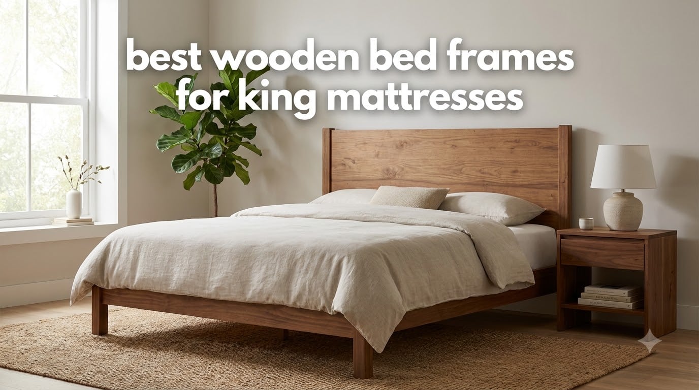 best wooden bed frames for king mattresses