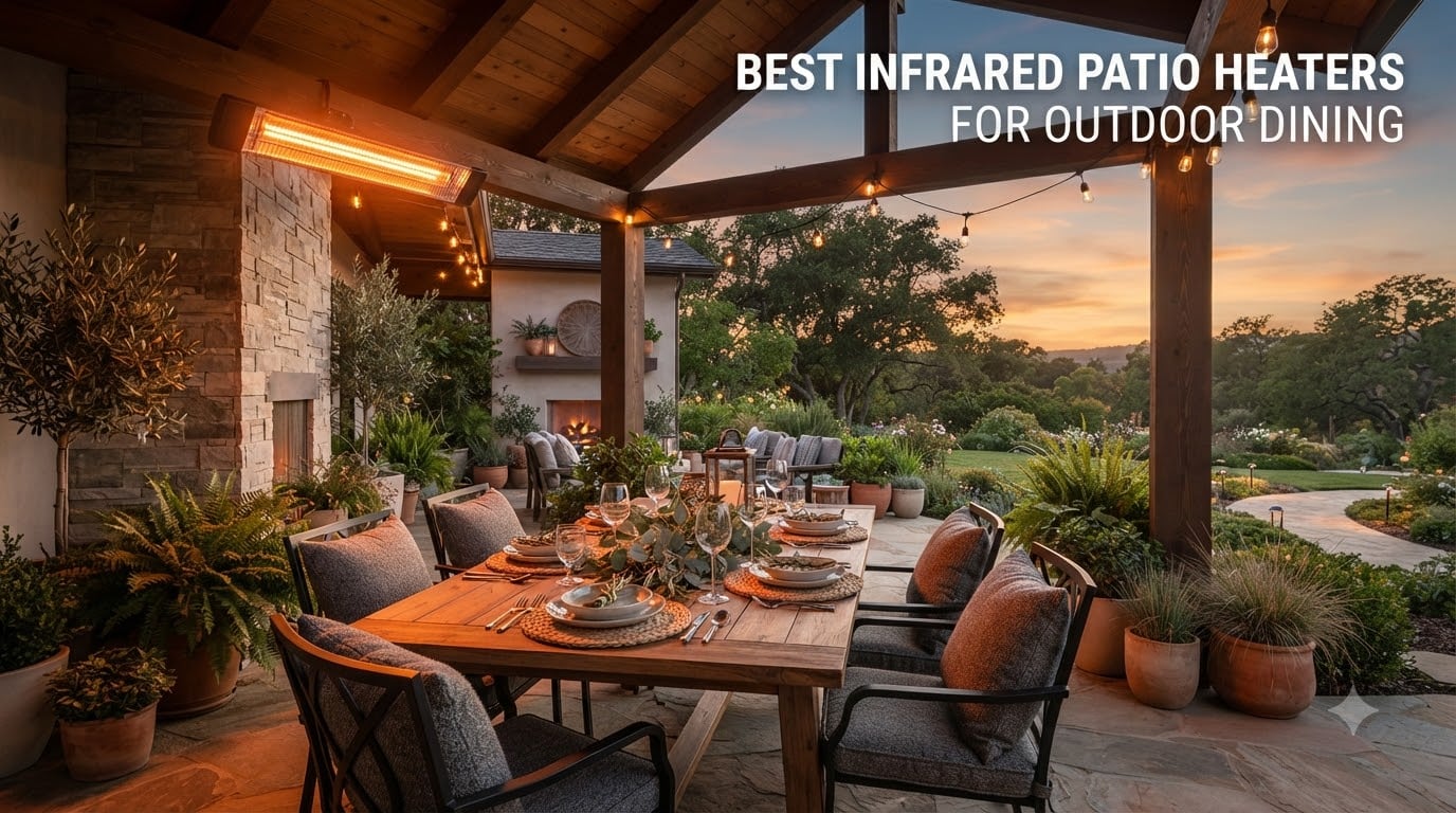 best infrared patio heaters for outdoor dining