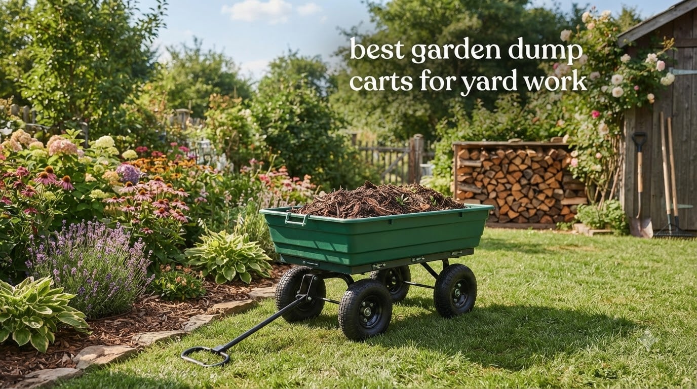 best garden dump carts for yard work