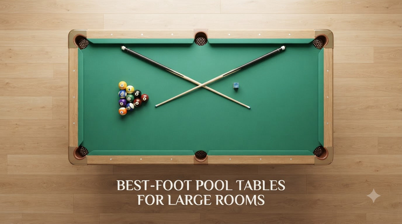 best 8-foot pool tables for large rooms