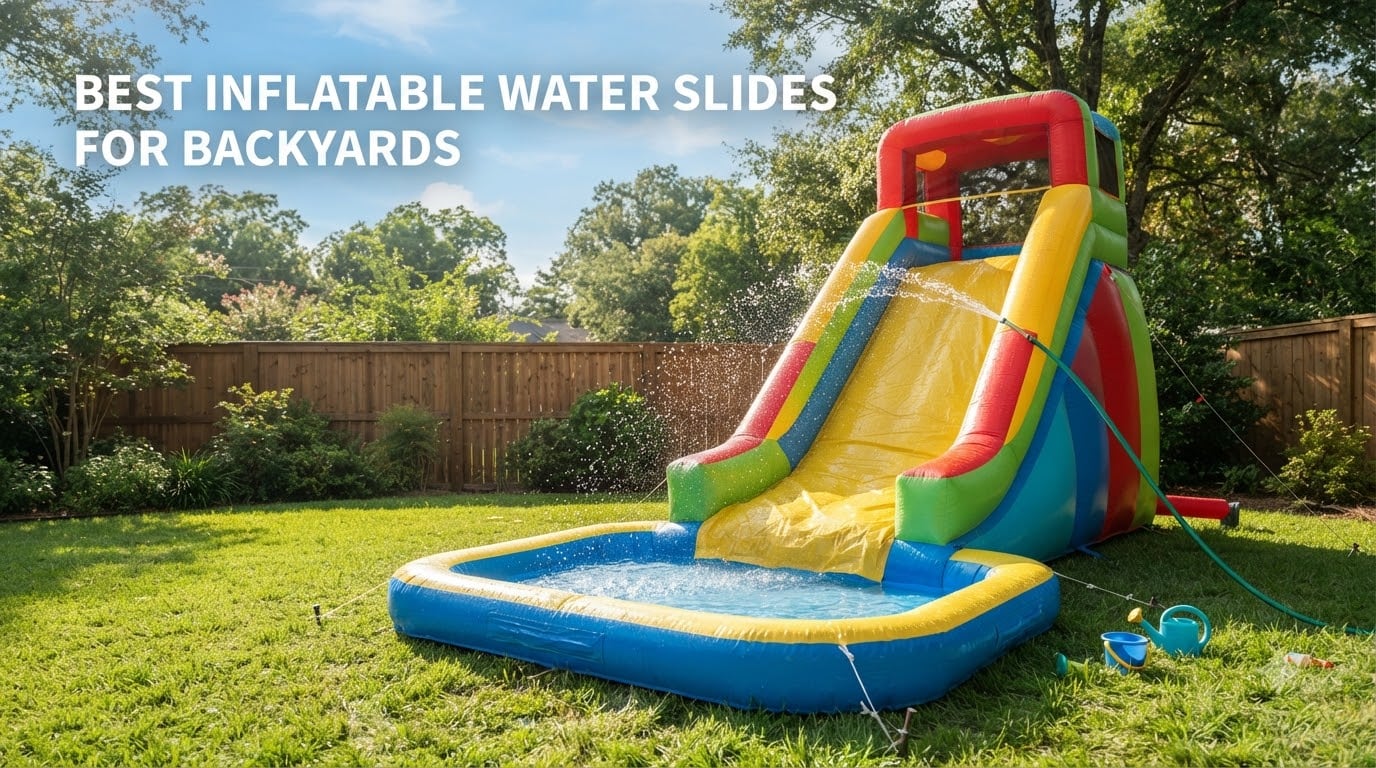 best inflatable water slides for backyards