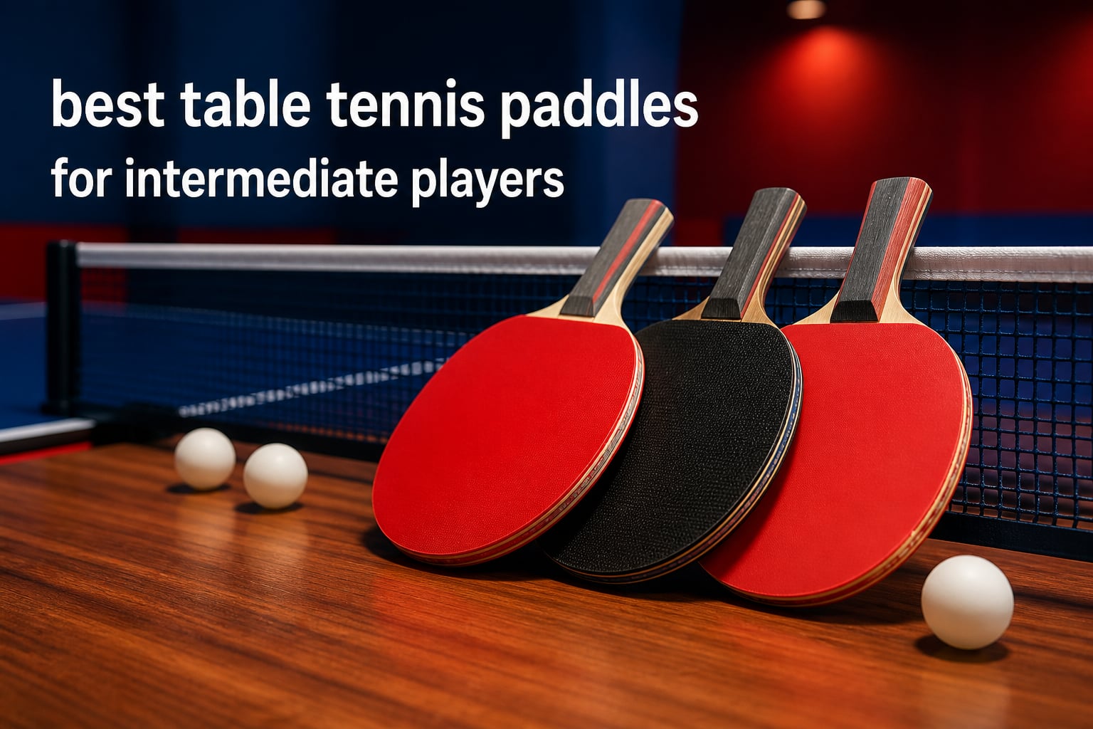best table tennis paddles for intermediate players
