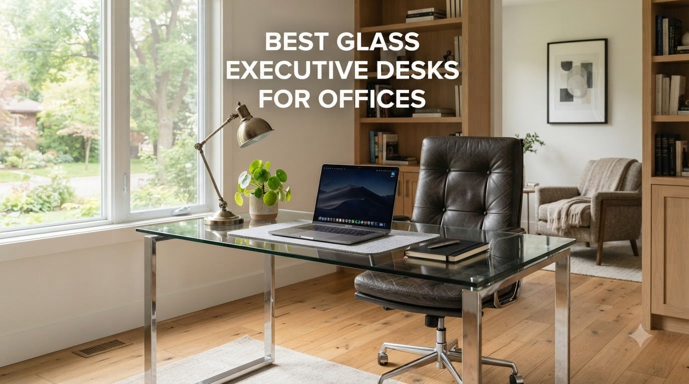 best glass executive desks for offices