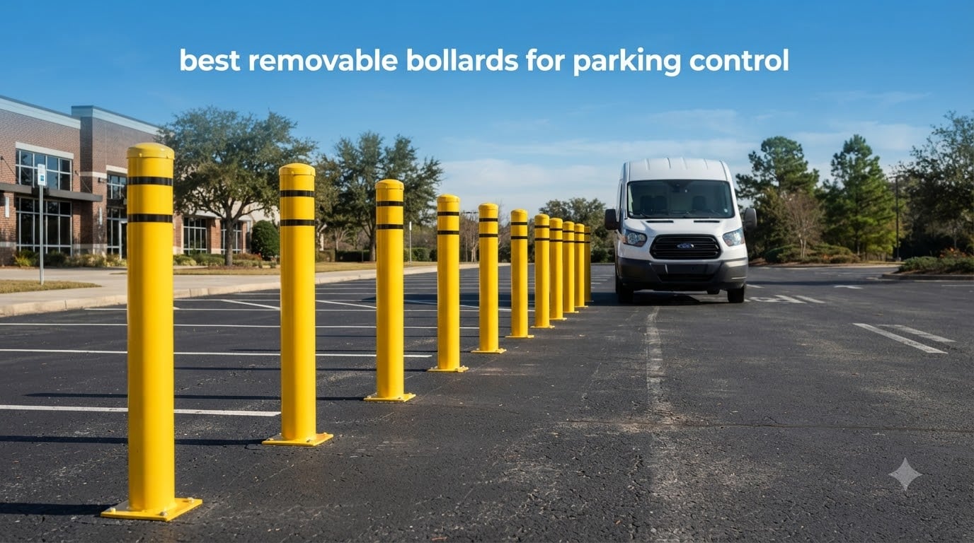 best removable bollards for parking control