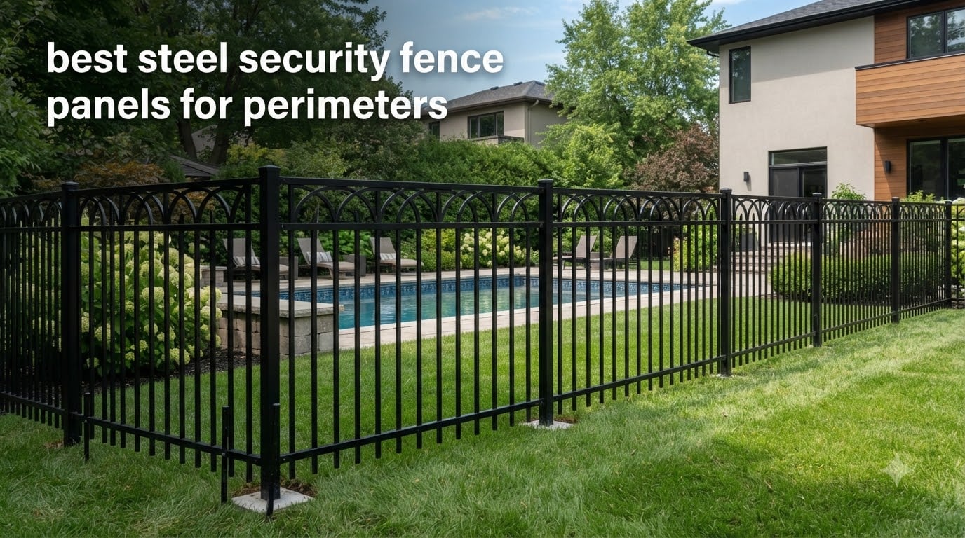 best steel security fence panels for perimeters