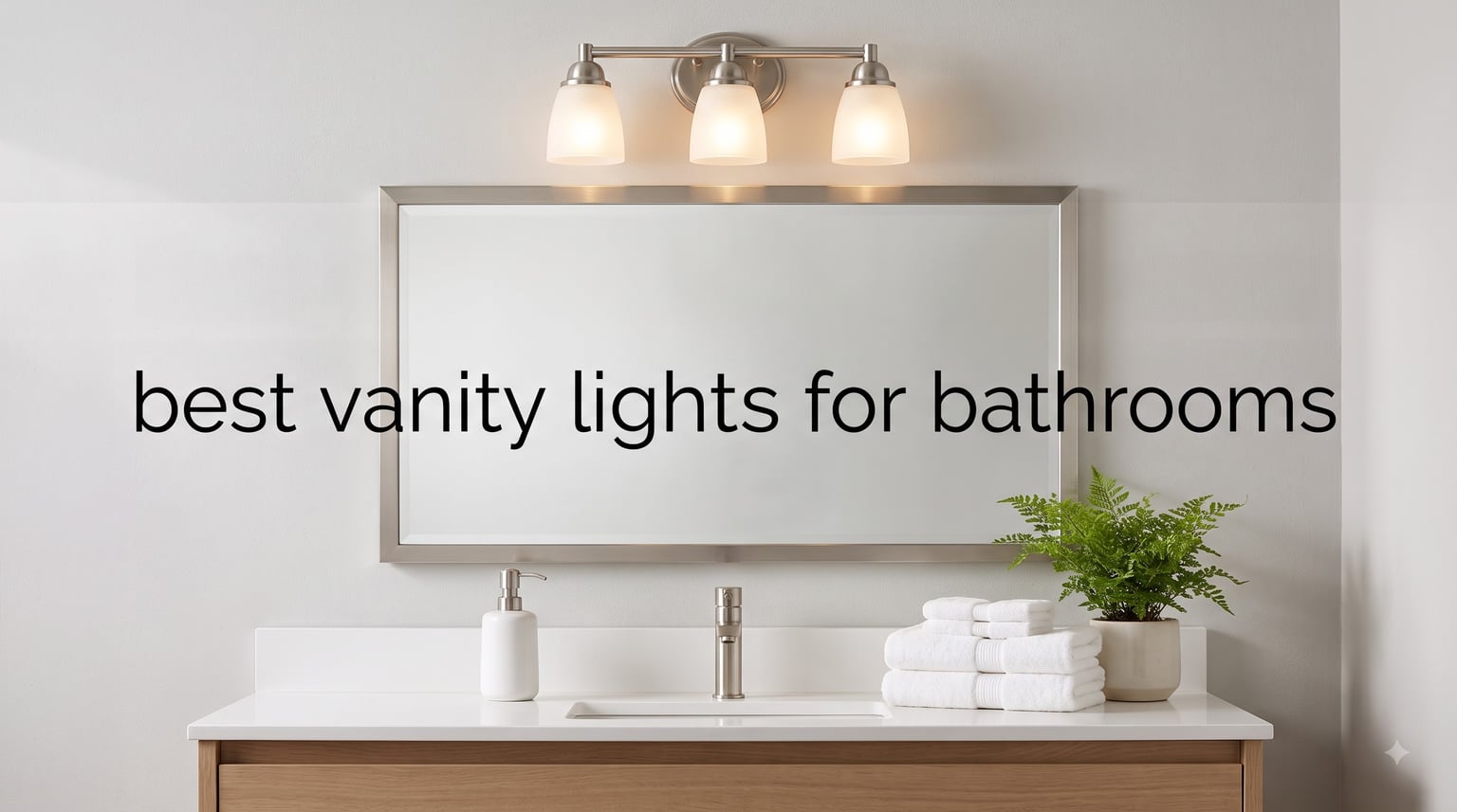 best vanity lights for bathrooms