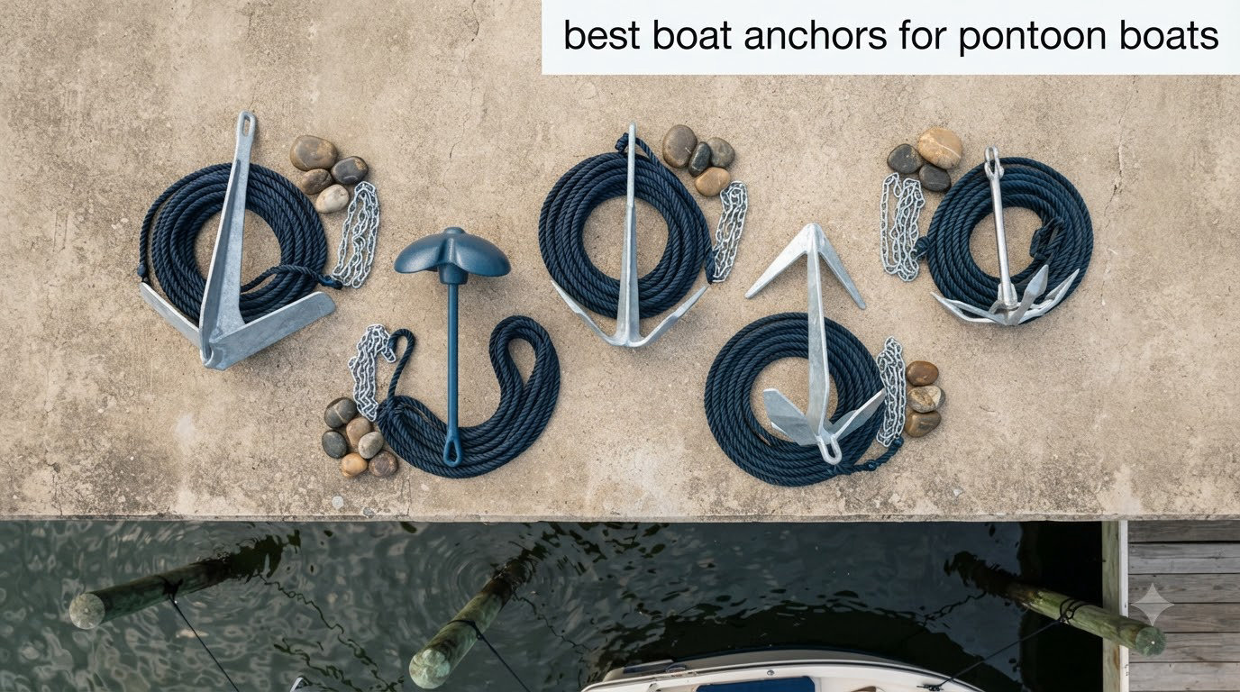 best boat anchors for pontoon boats