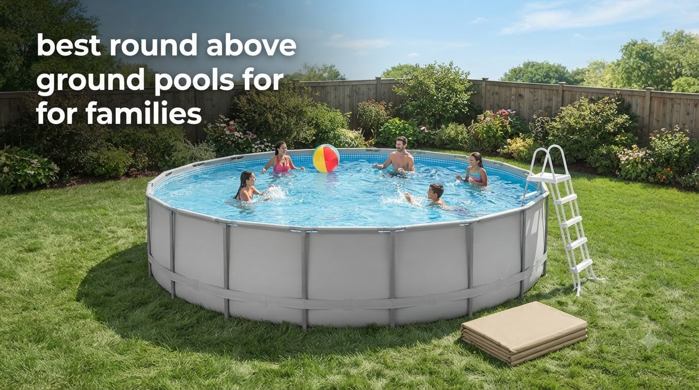 best round above ground pools for families