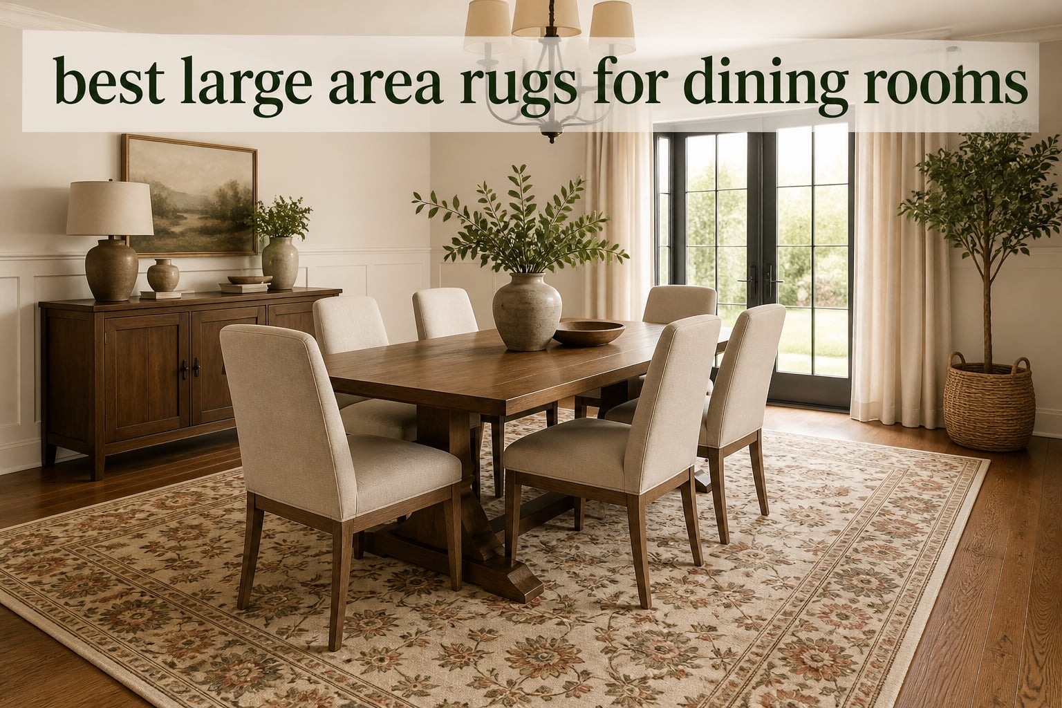best large area rugs for dining rooms