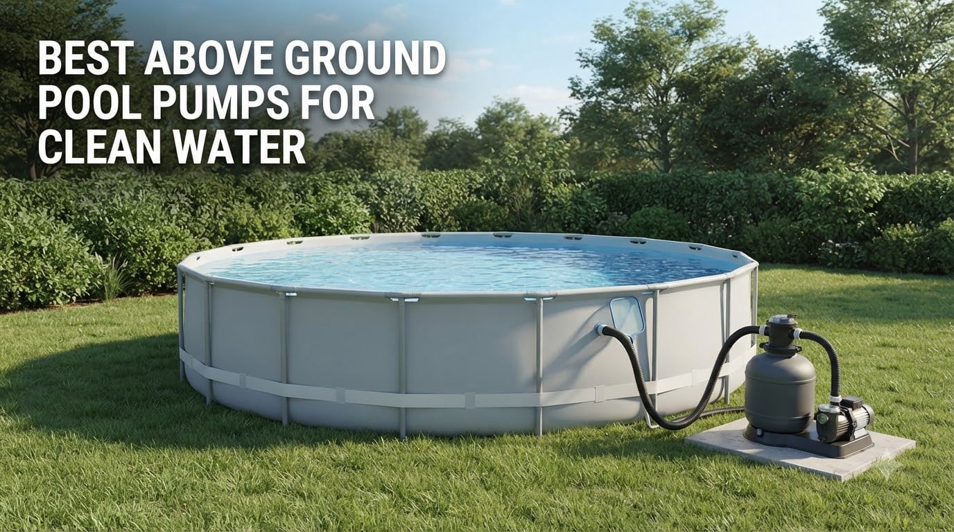 best above ground pool pumps for clean water