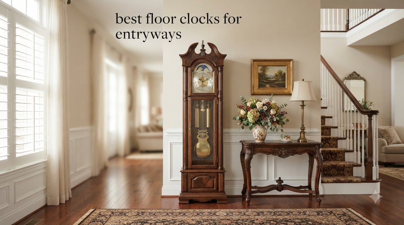 best floor clocks for entryways