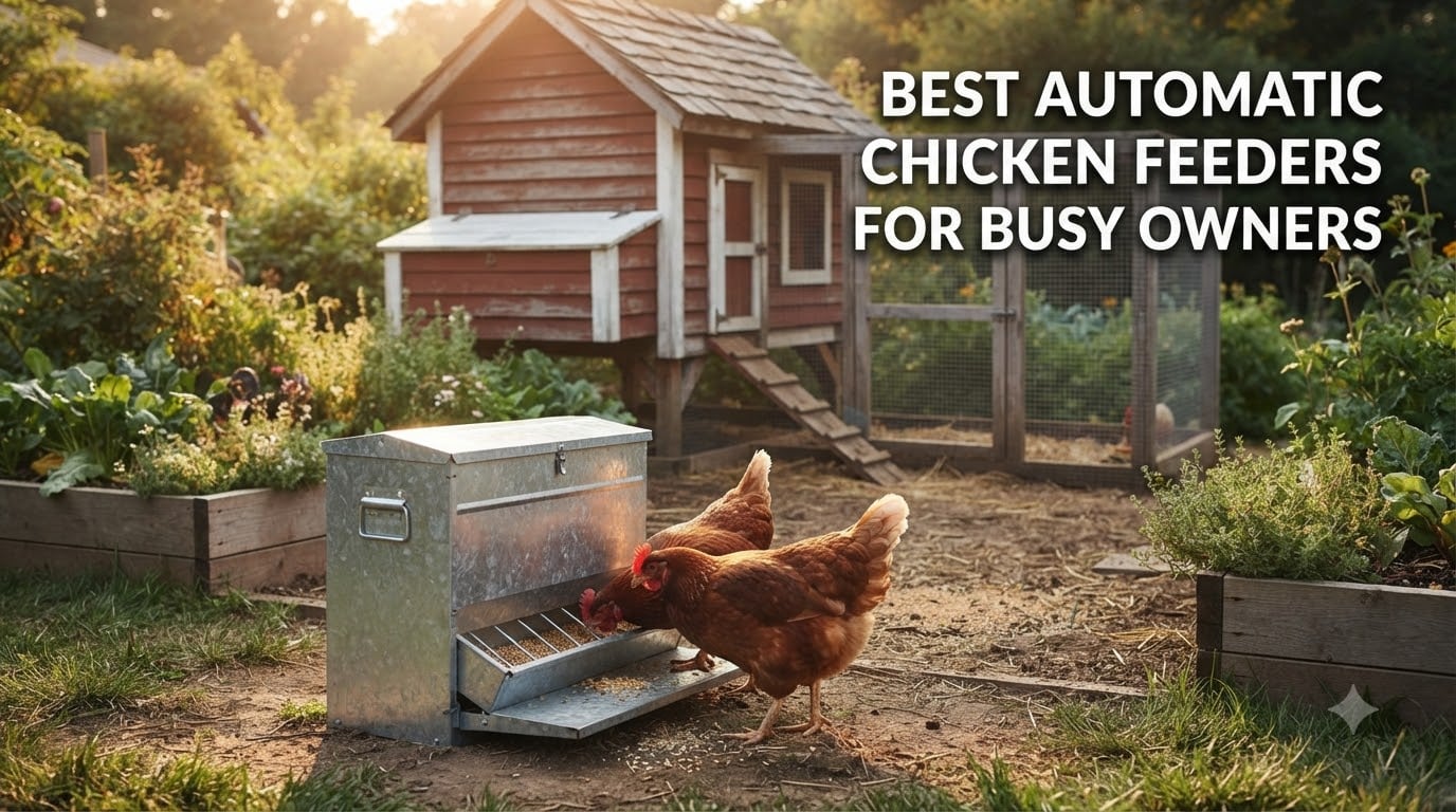 best automatic chicken feeders for busy owners