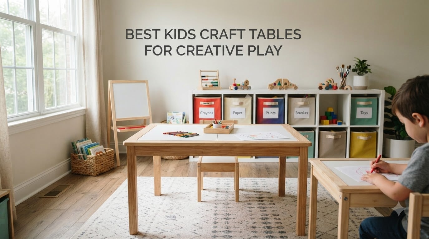 best kids craft tables for creative play