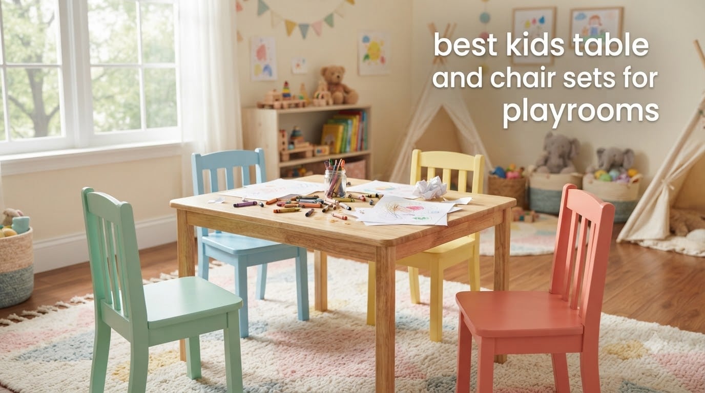 best kids table and chair sets for playrooms