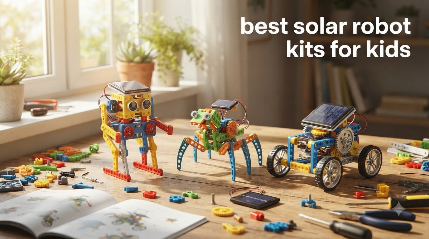 best solar robot kits for kids