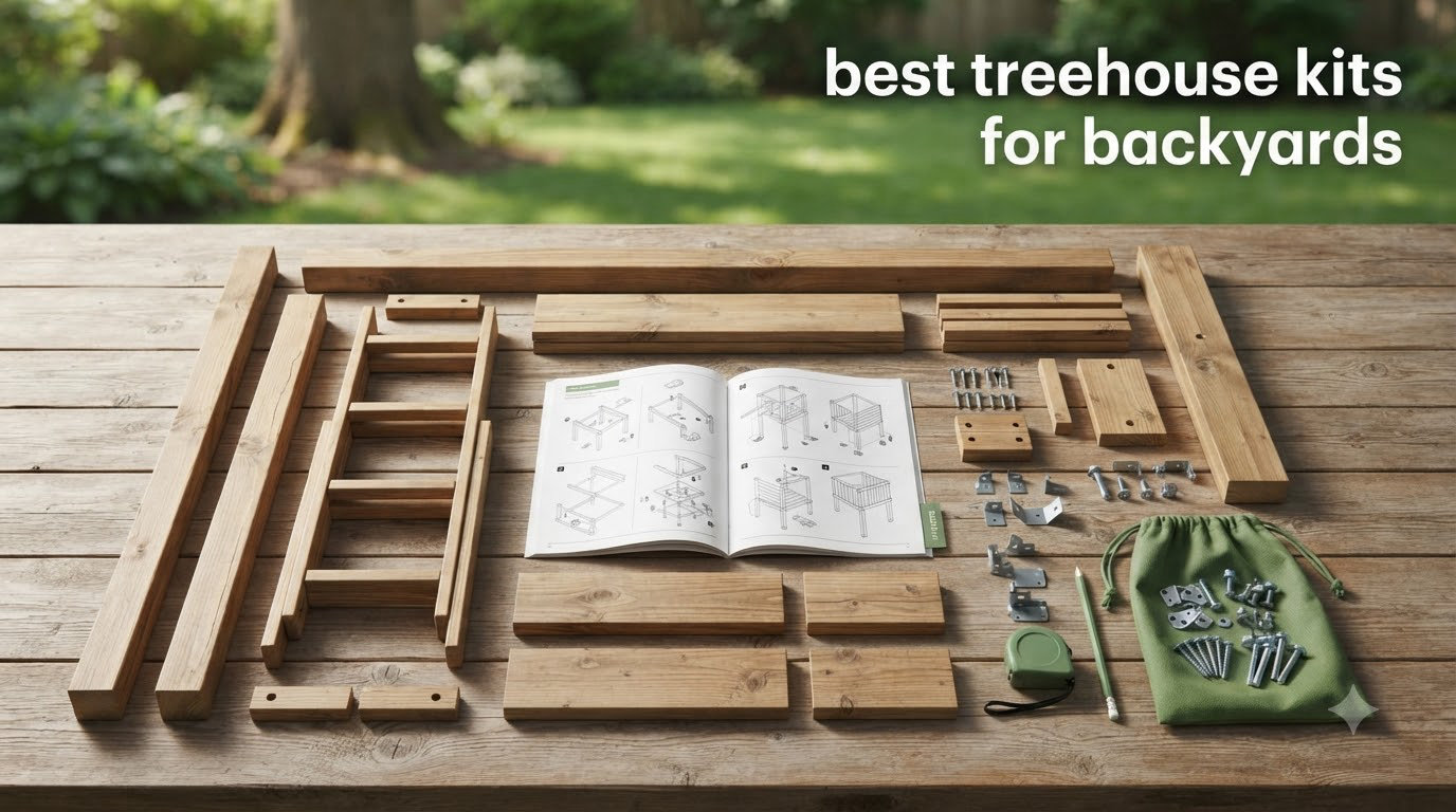 best treehouse kits for backyards