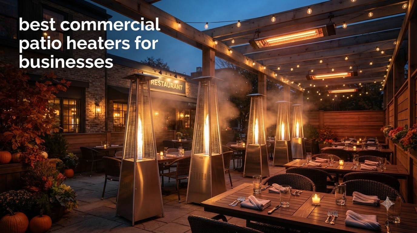 best commercial patio heaters for businesses
