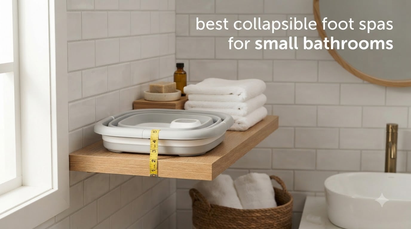best collapsible foot spas for small bathrooms