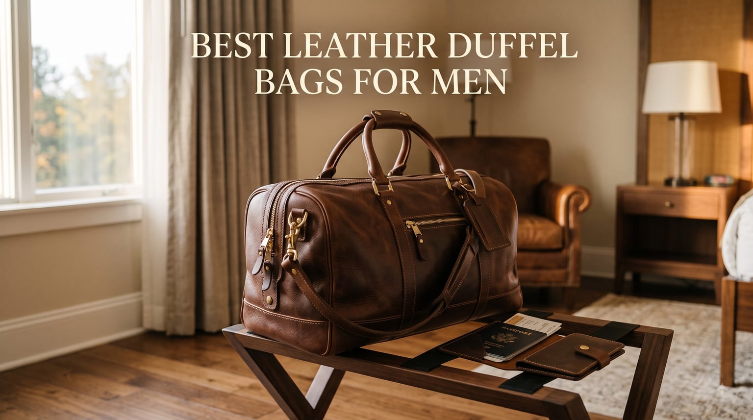 best leather duffel bags for men