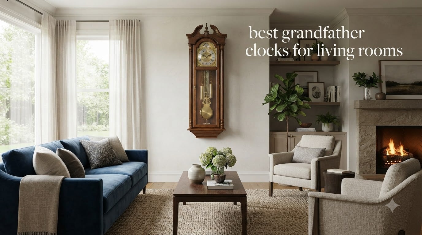 best grandfather clocks for living rooms
