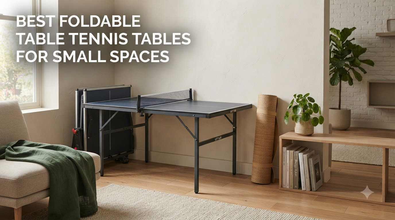 best foldable table tennis tables for small spaces