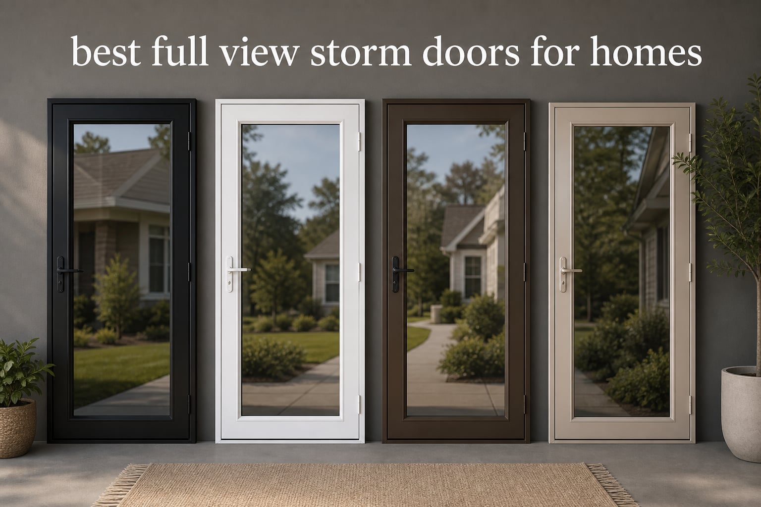 best full view storm doors for homes
