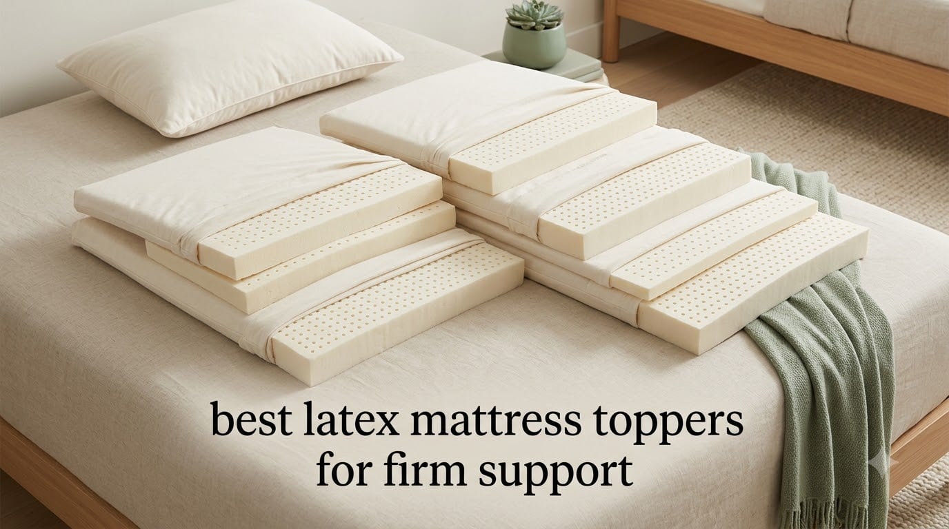 best latex mattress toppers for firm support