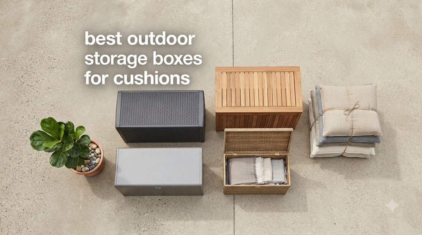 best outdoor storage boxes for cushions