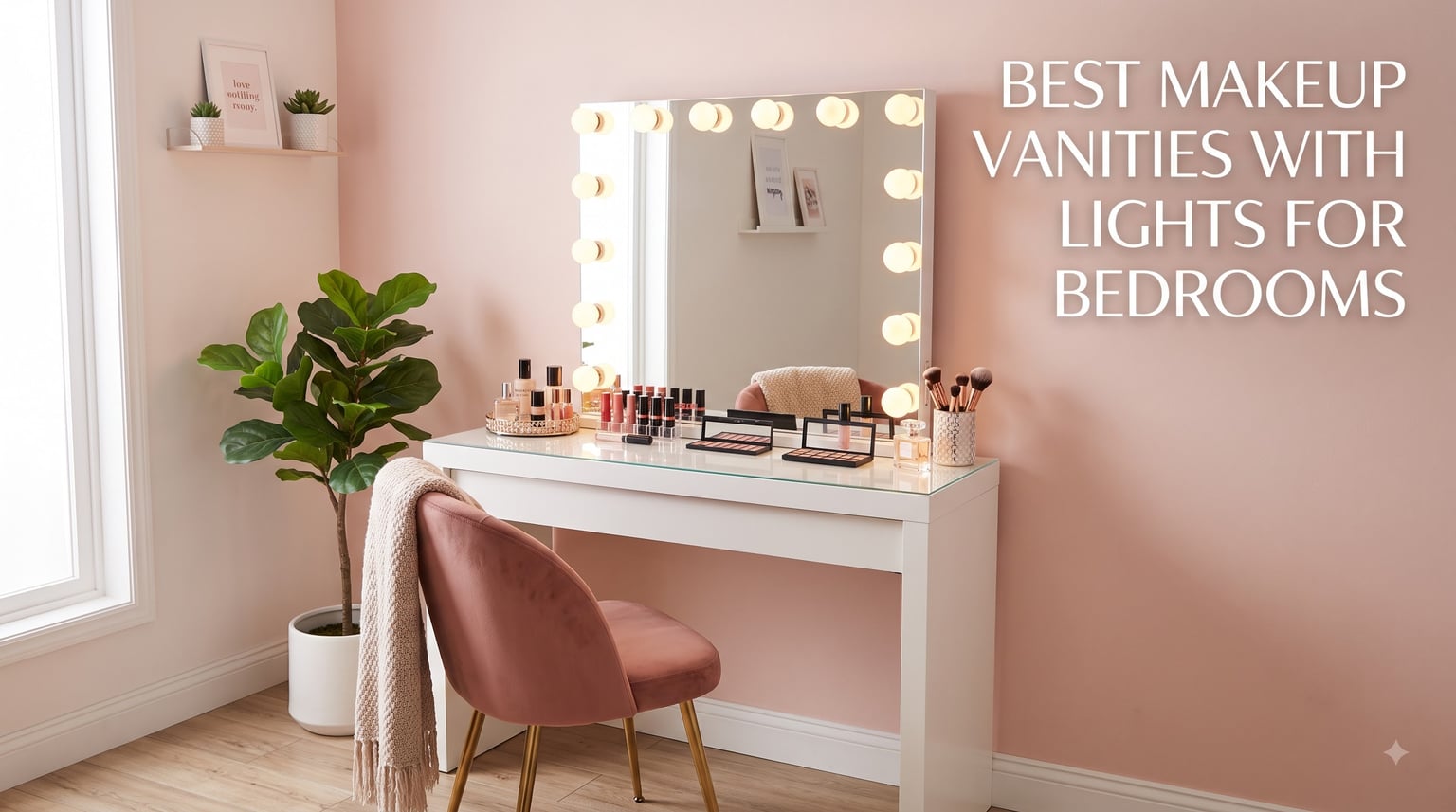 best makeup vanities with lights for bedrooms
