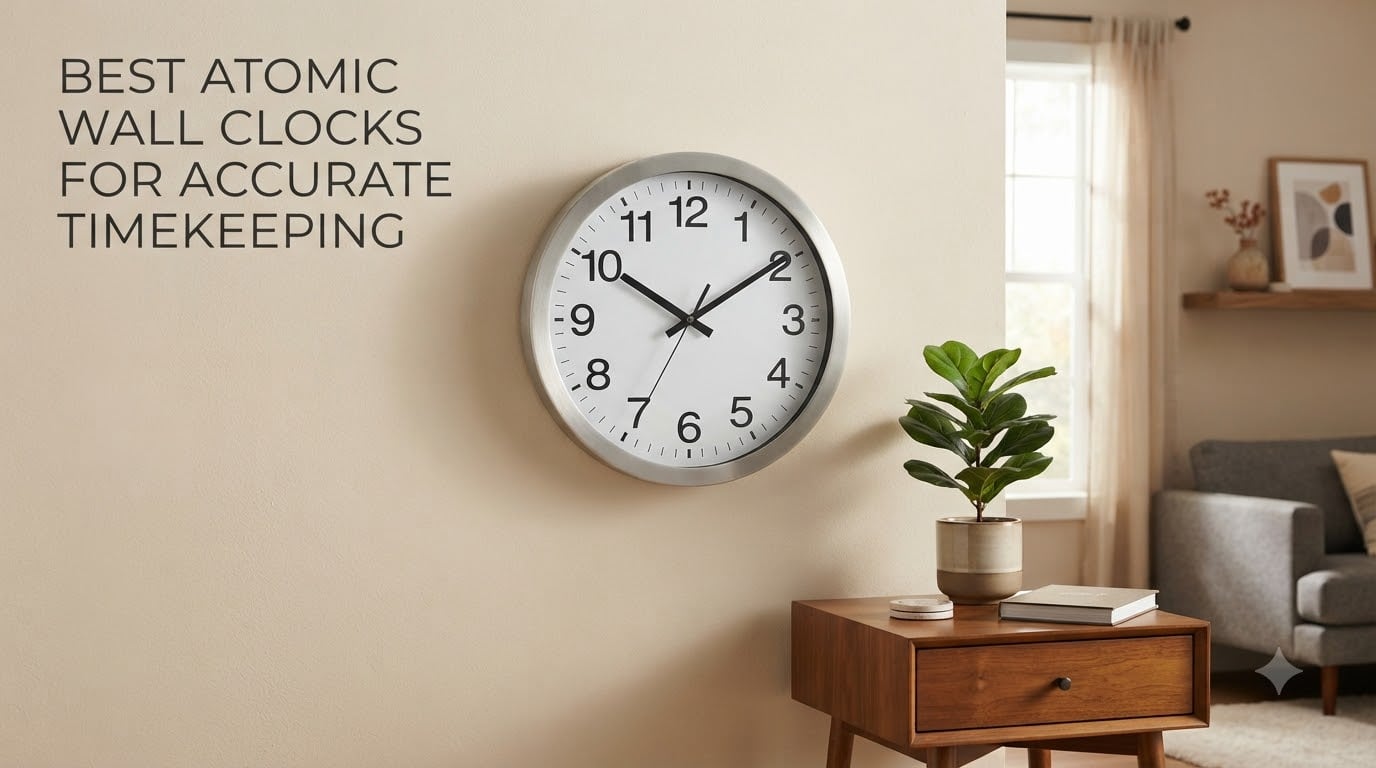 best atomic wall clocks for accurate timekeeping
