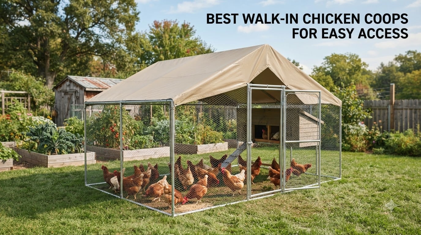best walk-in chicken coops for easy access