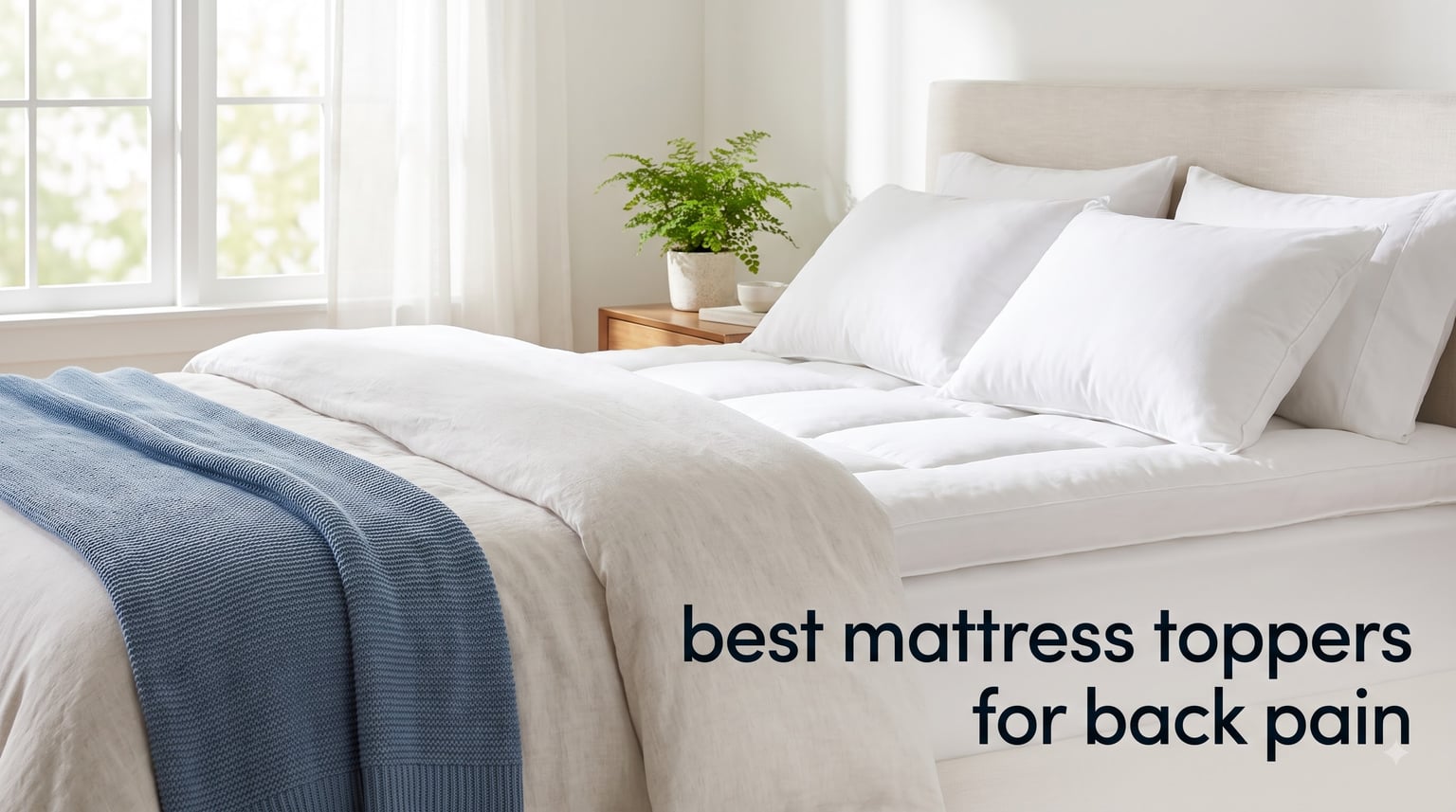 best mattress toppers for back pain