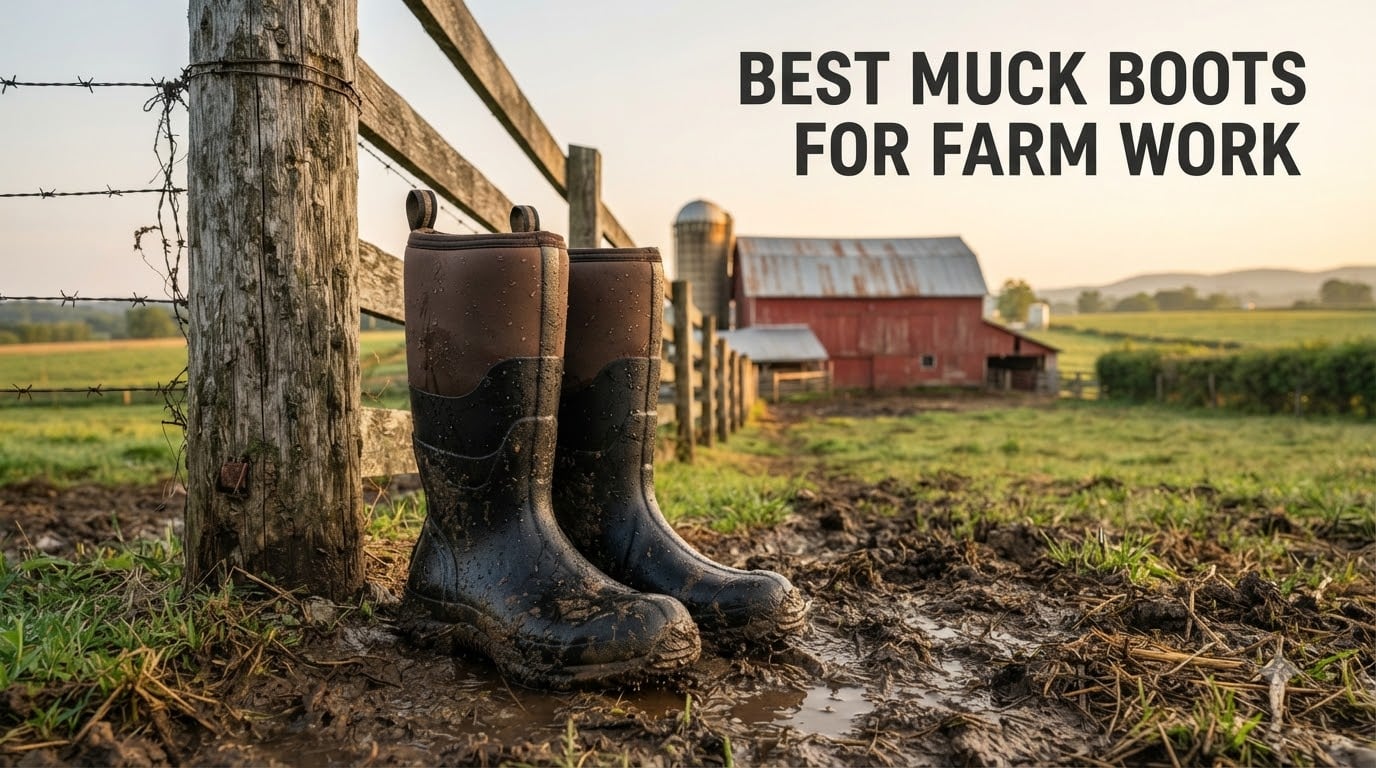 best muck boots for farm work